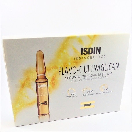 ISDINCEUTICS FLAVO-C ULTRAGLICAN SERUM ANTIOXIDANTE DIA 10 AMPOLLAS 2ML.