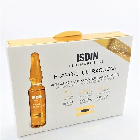 ISDINCEUTICS FLAVO-C ULTRAGLICAN SERUM ANTIOXIDANTE DIA 5 AMPOLLAS 2ML.