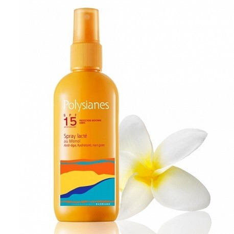 POLYSIANES LECHE SPRAY AL MONOI SPF15 150ML.