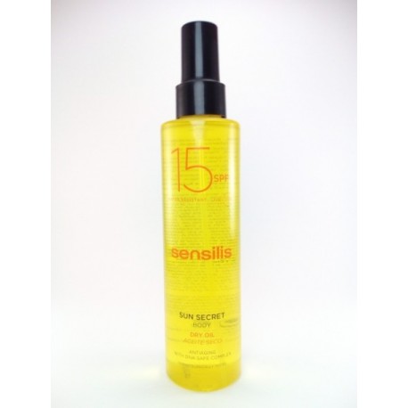 SENSILIS SUN SECRET ACEITE SECO SPF 15 200ML
