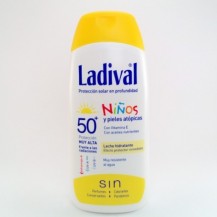LADIVAL NIÑOS LECHE SPF 50+ 200ML.