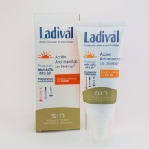 LADIVAL EMULSION PROTECTORA ANTI MANCHAS CON COLOR  SPF 50+ 50ML.