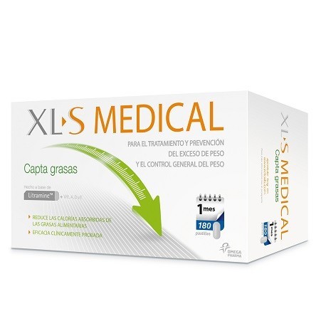 XLS MEDICAL CAPTAGRASAS 180 COMPRIMIDOS