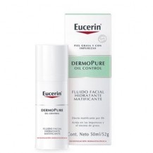 EUCERIN DERMOPURE OIL CONTROL FLUIDO FACIAL HIDRATANTE MATIFICANTE 50ML.