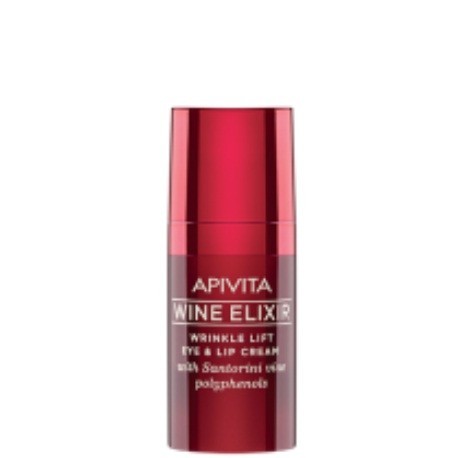 APIVITA WINE ELIXIR CONTORNO OJOS LABIOS CREMA EFECTO LIFTING 15 ML.