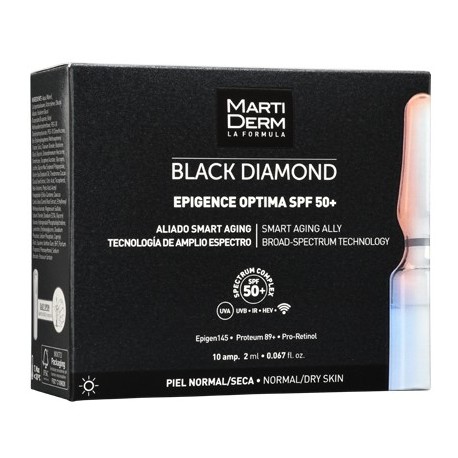 MARTIDERM BLACK DIAMOND EPIGENCE OPTIMA SPF 50+ 10 AMPOLLAS