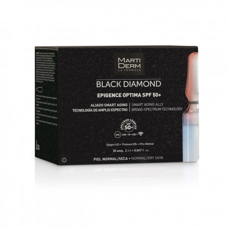MARTIDERM BLACK DIAMOND EPIGENCE OPTIMA SPF 50+ 30 AMPOLLAS
