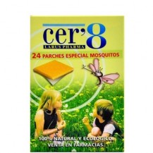 PARCHES ANTIMOSQUITOS CER'8 24 UNIDADES