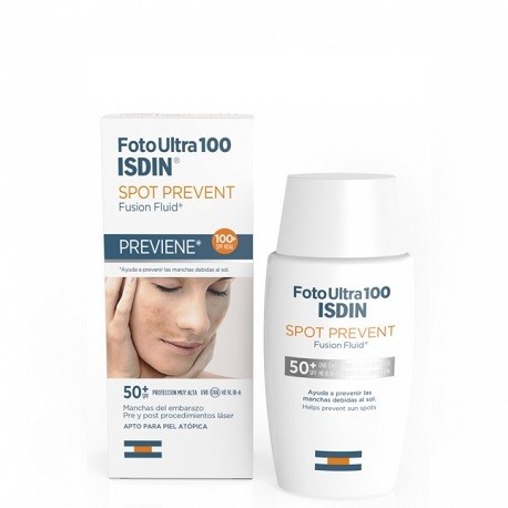 ISDIN FOTOPROTECTOR FOTOULTRA 100 SPOT PREVENT FUSION FLUID SPF 100+ 50ML.
