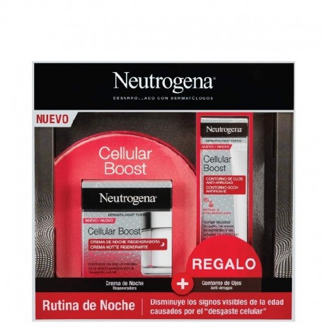 NEUTROGENA CELLULAR BOOST CREMA NOCHE + CONTORNO 50ML.