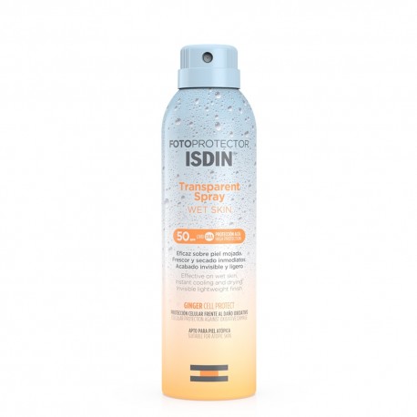 ISDIN FOTOPROTECTOR TRANSPARENT SPRAY WET SKIN SPF 50+ 250ML