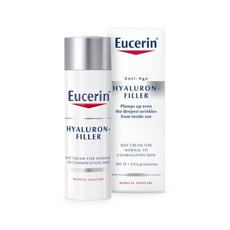 EUCERIN HYALURON-FILLER CREMA DIA PIEL SECA 50ML.