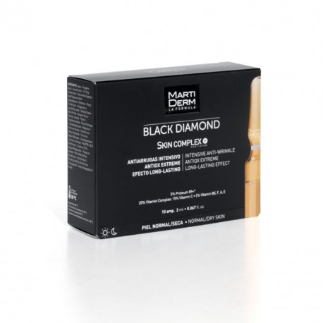 MARTIDERM BLACK DIAMOND SKIN COMPLEX+ 10 AMPOLLAS