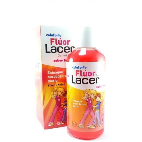 FLUOR LACER COLUTORIO INFANTIL FRESA 500ML.